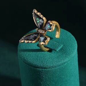 Antique Butterfly Midnight Ring